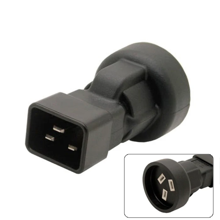 

UPS PDU Power Cord Lead IEC 320 C20 to SAA Australia Female Extension Adapter