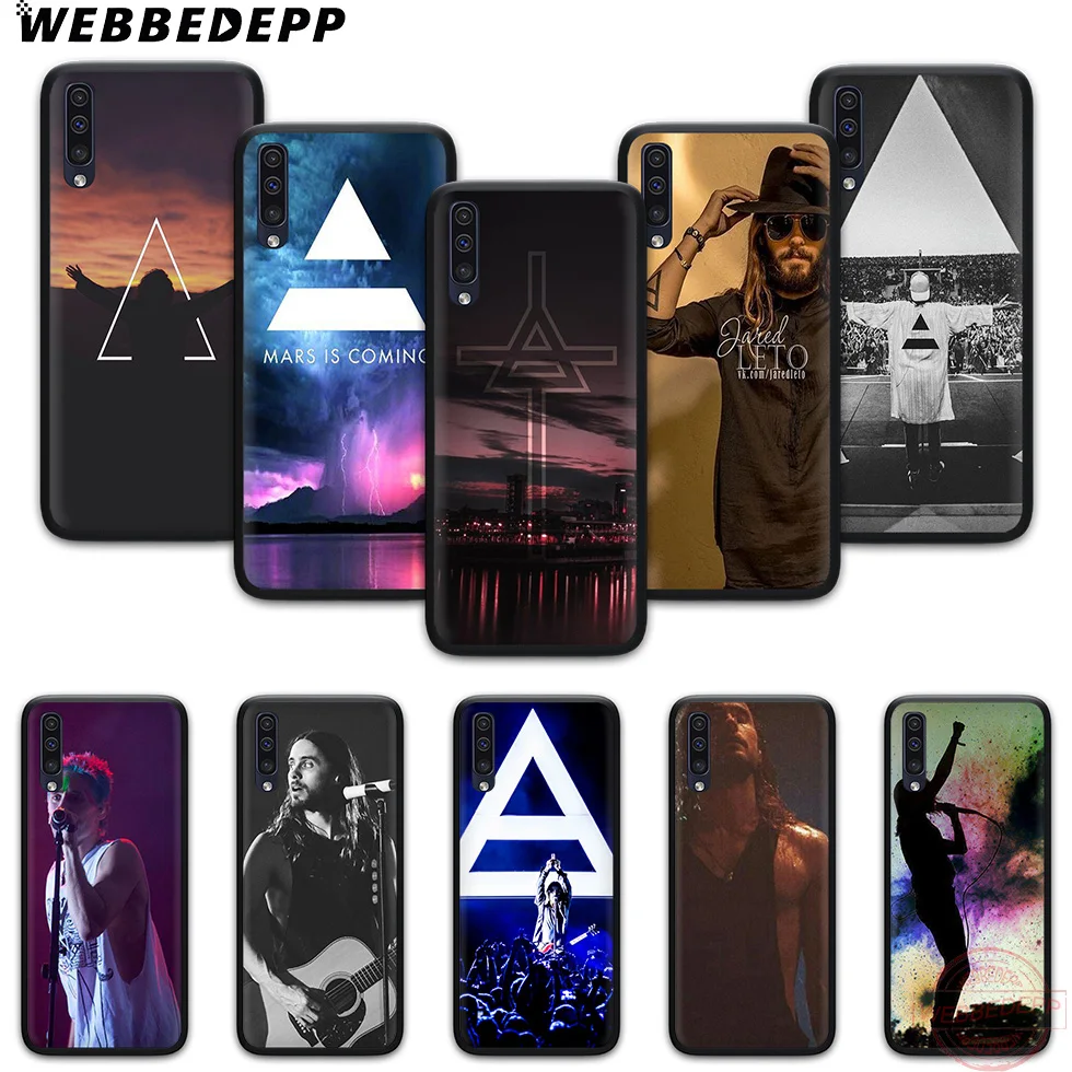 WEBBEDEPP 30 seconds of Mars мягкий чехол для телефона с изображением цветов Samsung A10S A6 7 8 9 A10 20