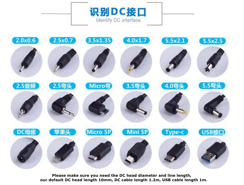 Черный DC Локоть разъем питания USB преобразовать в 4,0*1,7 мм/DC 4017 L форма Jack 4,0 мм x 1,7 мм 4,0x1,7 мм Прямоугольный зарядный кабель 1 м