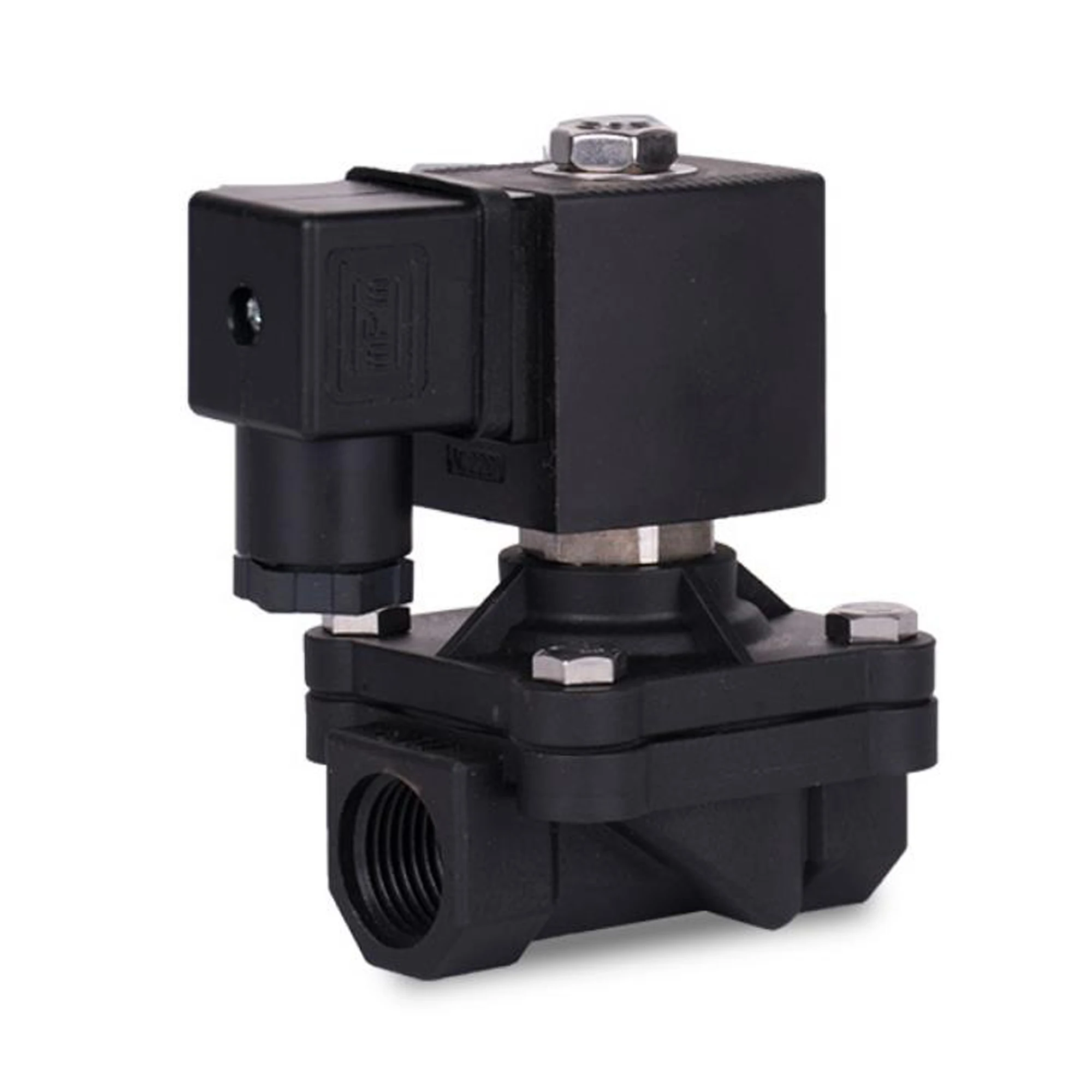 

DN15 plastic garden irrigation solenoid valve, AC 220V DC24V switch valve, AC 24V 1/2" electronically controlled water valves