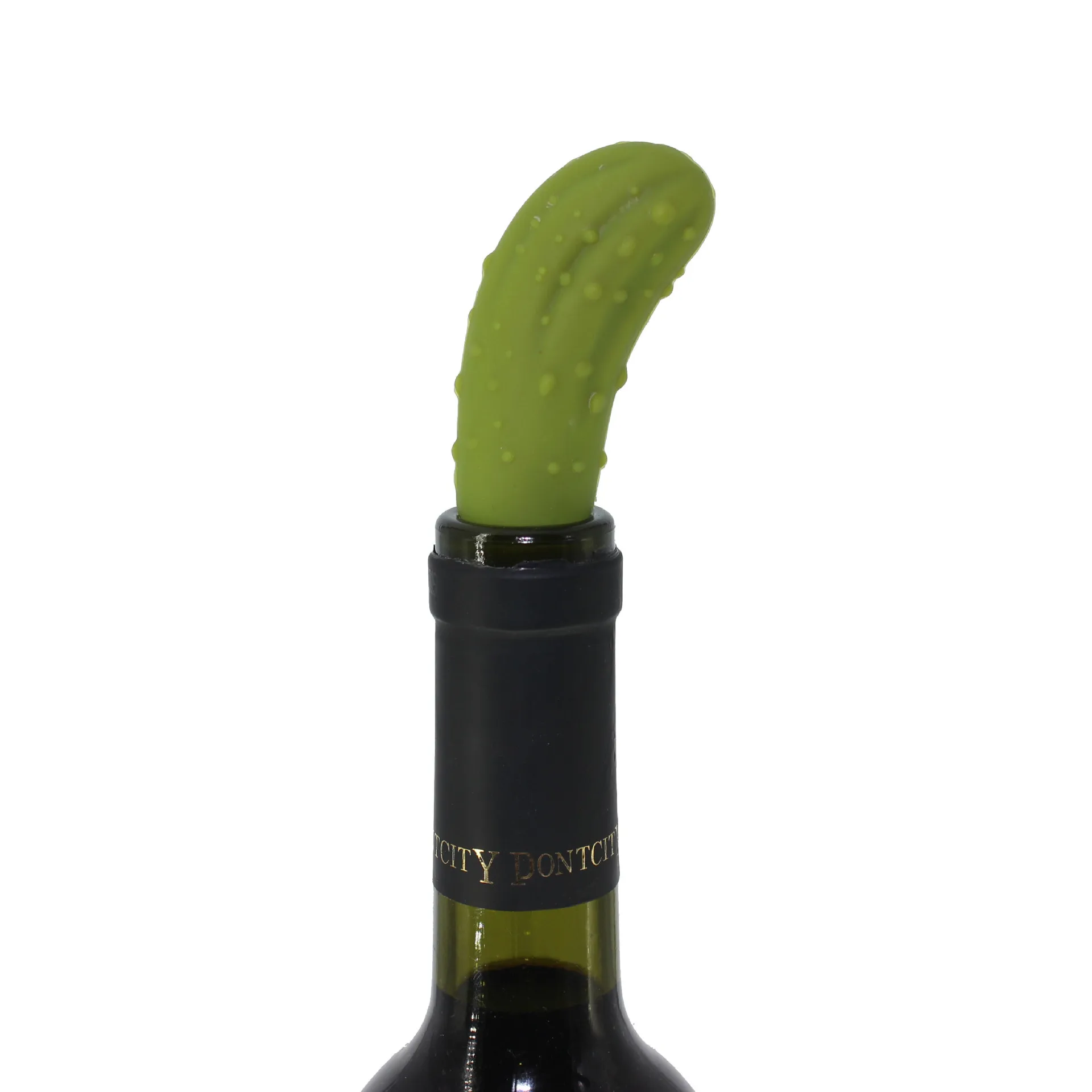 

Silicone Wine Stoppers Beverage Bottle Cucumber Shape Cork Accessories Home Kitchen Keep Fresh Tools