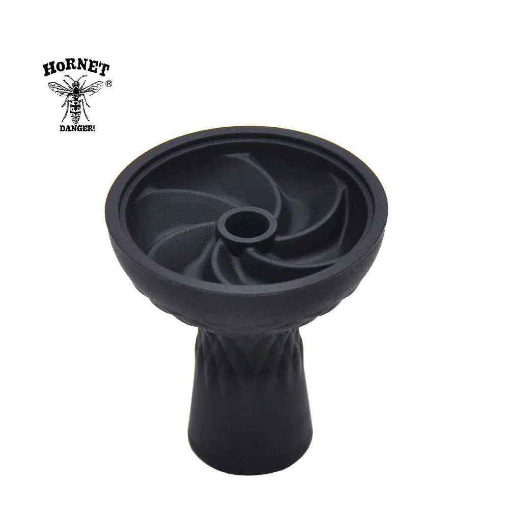 

HORNET Whirlwind Vortex One Hole FDA Silicone Phunnel Hookah Bowl Dia. 70 MM Hookah Head Shisha Bowl Chicha Nargile Smoking Bowl