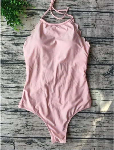 Женский сексуальный черный белый розовый Монокини, боди, женский пляжный купальный костюм, одежда для плавания, женский купальник с высокой горловиной, цельный купальник - Цвет: LU17006B