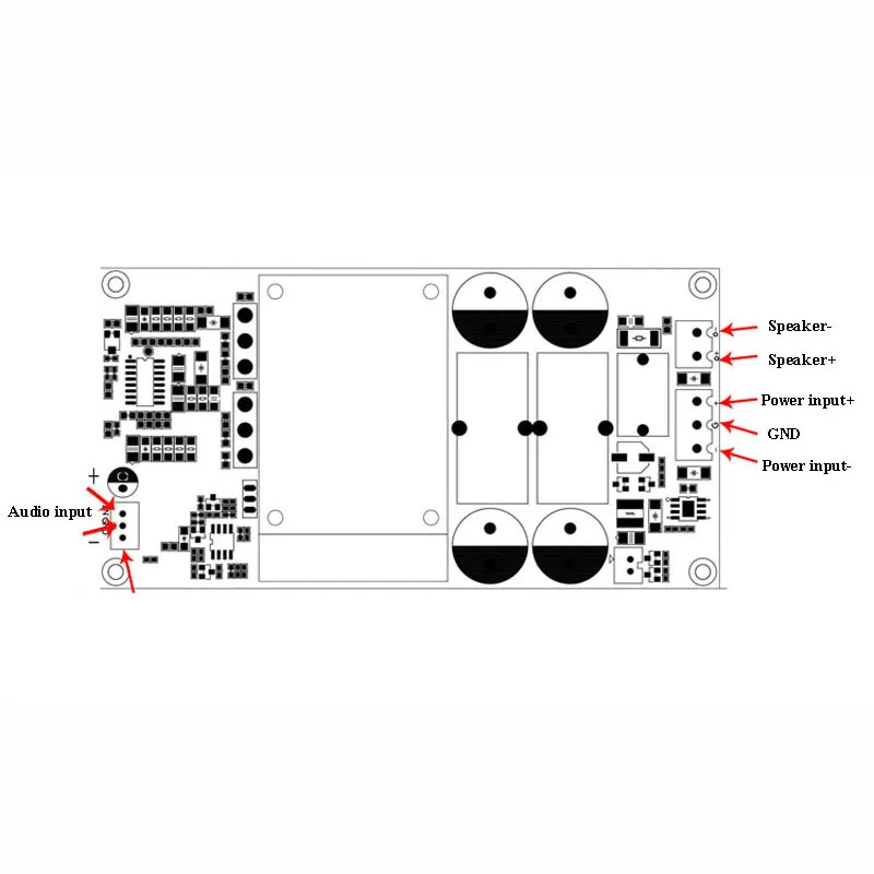 IRFP4227 IRS2092S Высокая мощность 1000 Вт моно класса D HIFI Цифровой Усилитель мощности доска G1-002