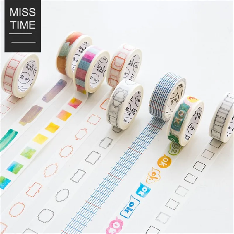 

Ayron 1 pcs Washi Tapes DIY Letters and numbers paper Masking tape Decorative Adhesive Tapes Scrapbooking Stickers Size 15 mm*7m