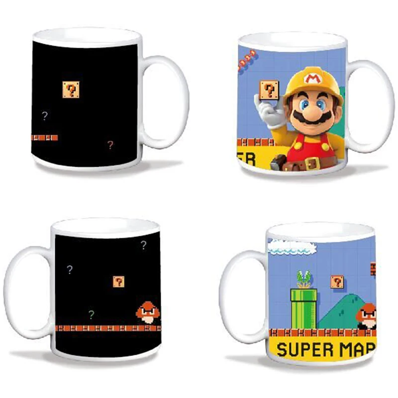 Super Mario/Game Boy Mug Color Changing Ceramic Coffee Mug Milk Tea Cup ...