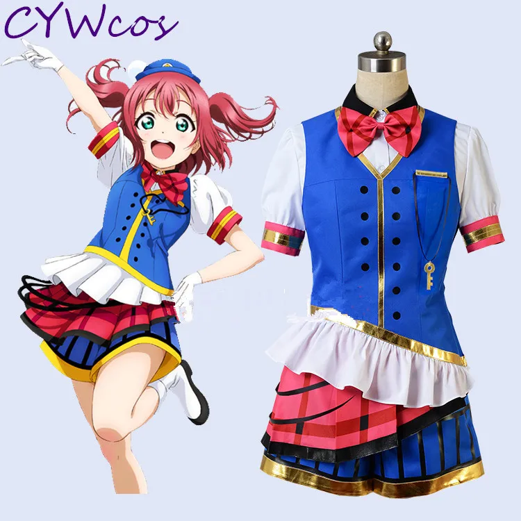 Love Live Sunshine Aqours Kurosawa Ruby Cosplay Happy Party Train Tour Cosplay Costume Halloween Uniforms Women Suits Dress Anime Costumes Aliexpress