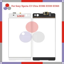 high quality 6.0″ For Sony Xperia C5 Ultra E5506 E553 Touch Screen Digitizer Sensor Front Glass Lens panel Black White