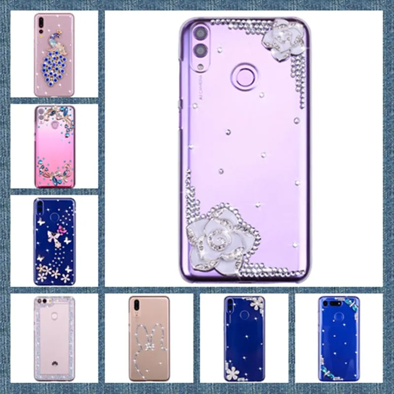 

Bling phone Case for Honor 7A 7C 6C Pro 5X 6X 7X Case for Huawei Y5 Y6 Y7 Prime 2018 Y9 P Smart Case Honor 10 8 9 Lite Cover