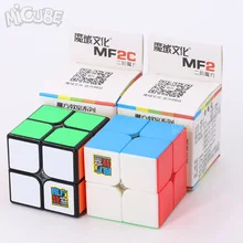 Mofangjiaoshi Mf2c MF2 куб 2x2 магические кубики 2x2x2 Stickerles скорость Головоломка Развивающие игрушки для детей cubo Stickerless черный