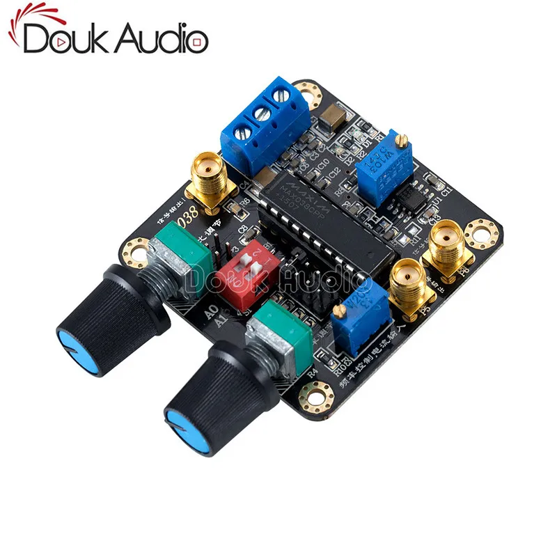 MAX038 Function Signal Generator Module OP Amp Triangular/Sine/REC/Pulse Wavein Circuits from