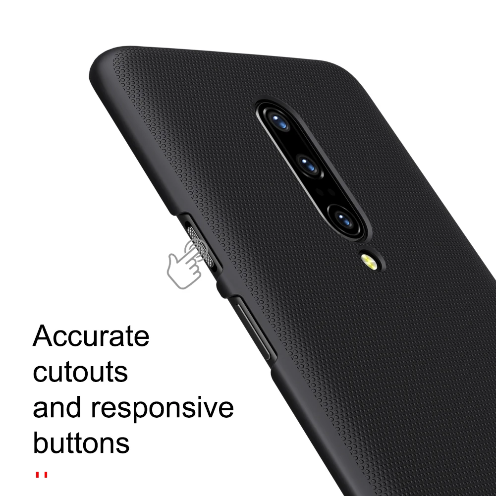 OnePlus 7 Pro чехол Nillkin Frosted Shield PC Жесткая задняя крышка для 8 7T 8T подарочный держатель