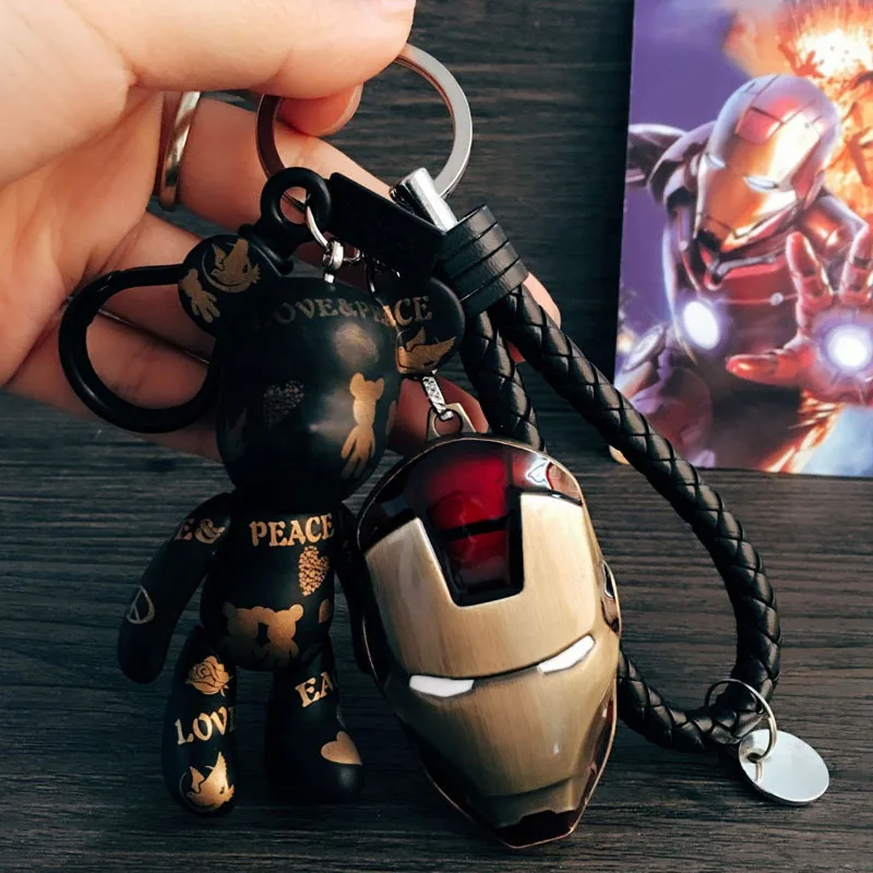 

Metal Doll Bear Keyring Keychain Key Tag