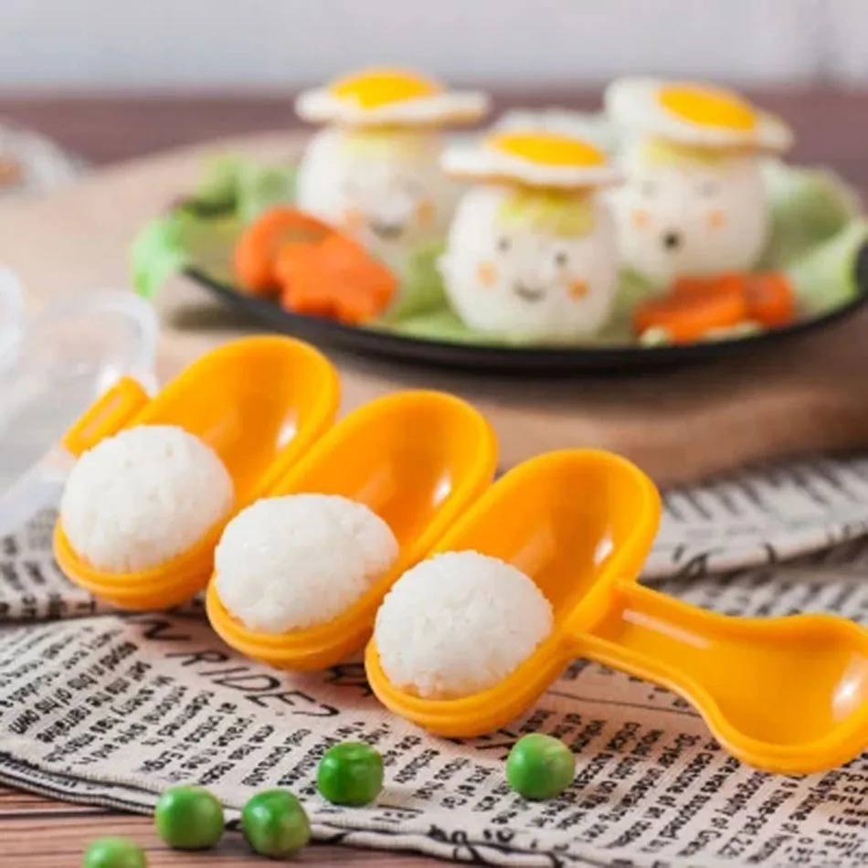Buy 1 Set Rice Ball Molds DIY Ball Shape Sushi Maker