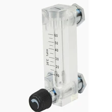 6-60 мл/мин. 1/" BSP внутренняя резьба панель ПММА Тип Жидкость Поплавковый расходомер воды ротаметр расходомер с Управление клапан
