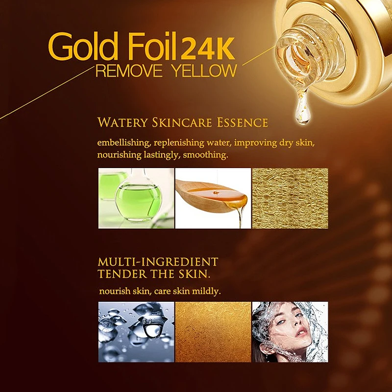 BIOAQUA питательные увлажняющие 24K Gold уход за кожей лица Сыворотки увлажняющий крем