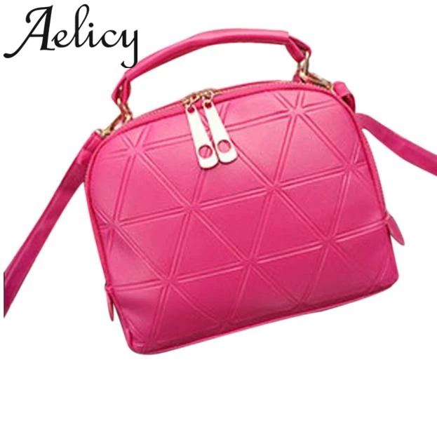 Aelicy 2019 أزياء جلدية Crossbody حقائب كتف حقيبة نسائية صغيرة حقيبة ساع حقيبة الجراب الجلدية محفظة و حقائب السيدات فتاة