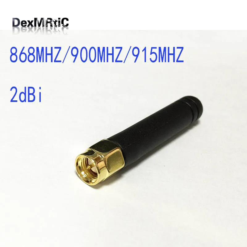 Антенна GSM 868 м/900 м/915 МГц 2 дБи SMA Штекерный разъем 5 см длиной радиоуправляемая