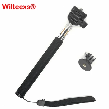 

WILTEEXS Extendable Handheld Stick Telescopic Monopod Mount Adapter Tripod for Hero 3+ 4 5 SJ4000/5000/6000 xiaomi yi 4K