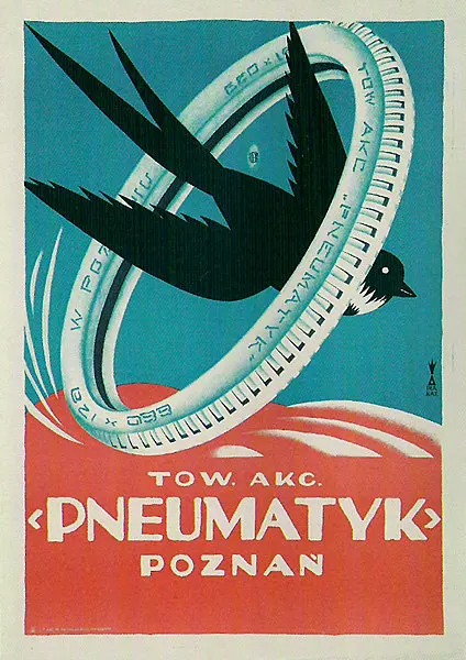 Литературные новости (1925) Польский польский Ретро винтажный декоративный плакат