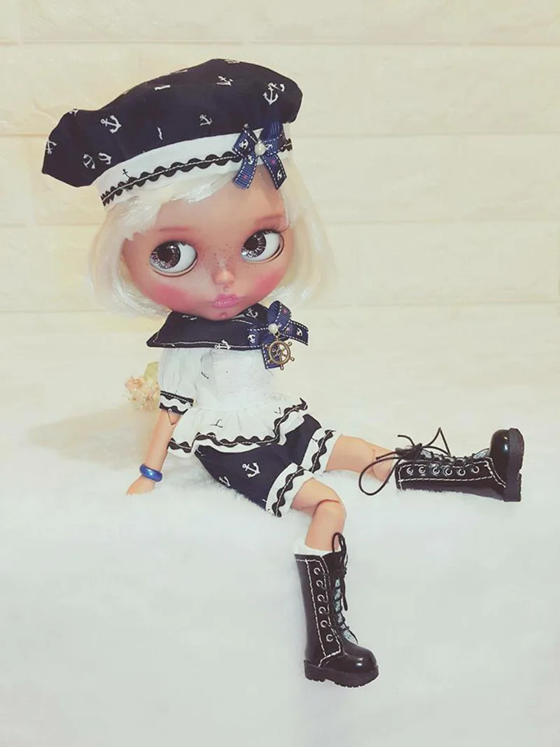 1 пара; коллекция 1/6 года; кукольная обувь для Licca Azone momoko Barbies Blyth; обувь Marthin до середины икры; кукольная обувь; аксессуары