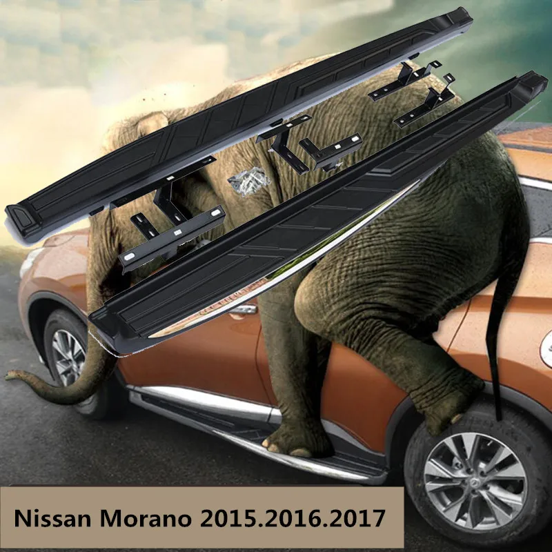  For Morano 2015 2016 2017 2018 2019 Running Boards Auto Side Step Bar Pedals High Quality Brand New