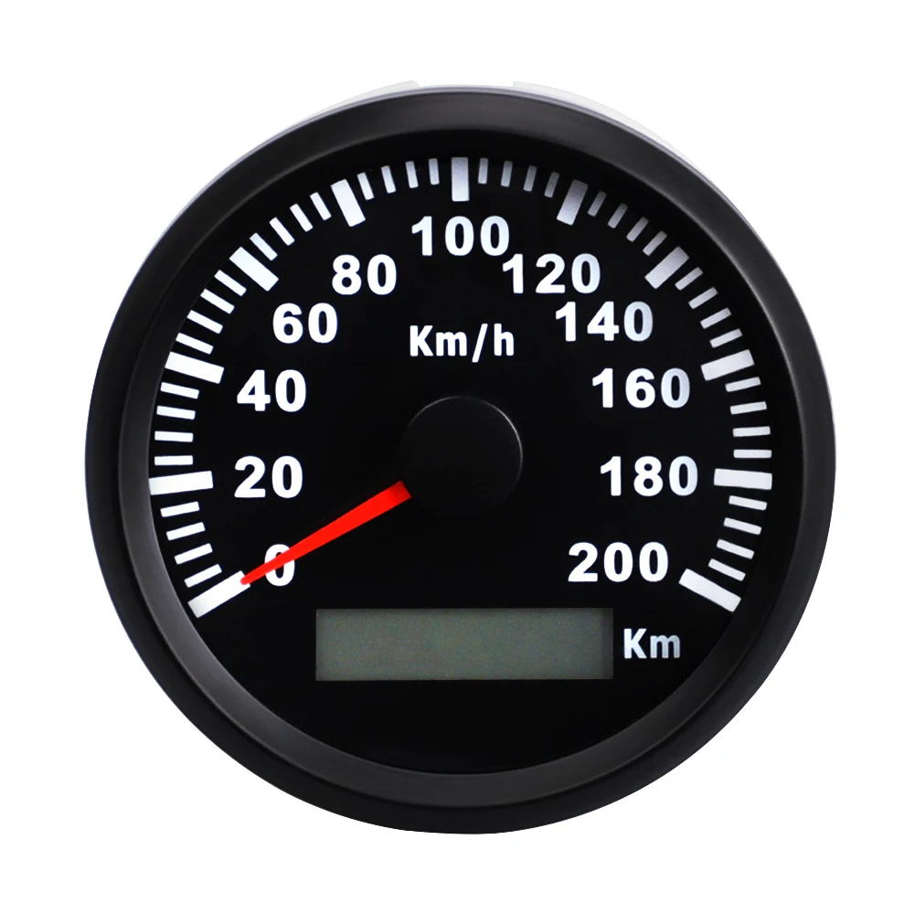 Автомобильный цифровой GPS датчик скорости 200 км/ч красный светодиодный мотоцикл