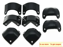 4x frontal 4x trasero negro plástico Guitarras AMP Amplificadores esquina para Marshall