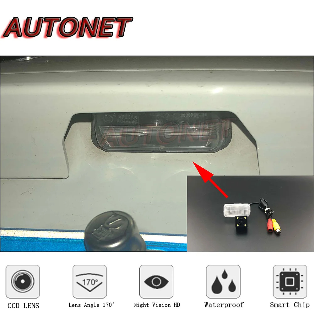 Камера заднего вида с ночным видением для Toyota Innova Crysta Kijang AN140 2016 CCD/номерной