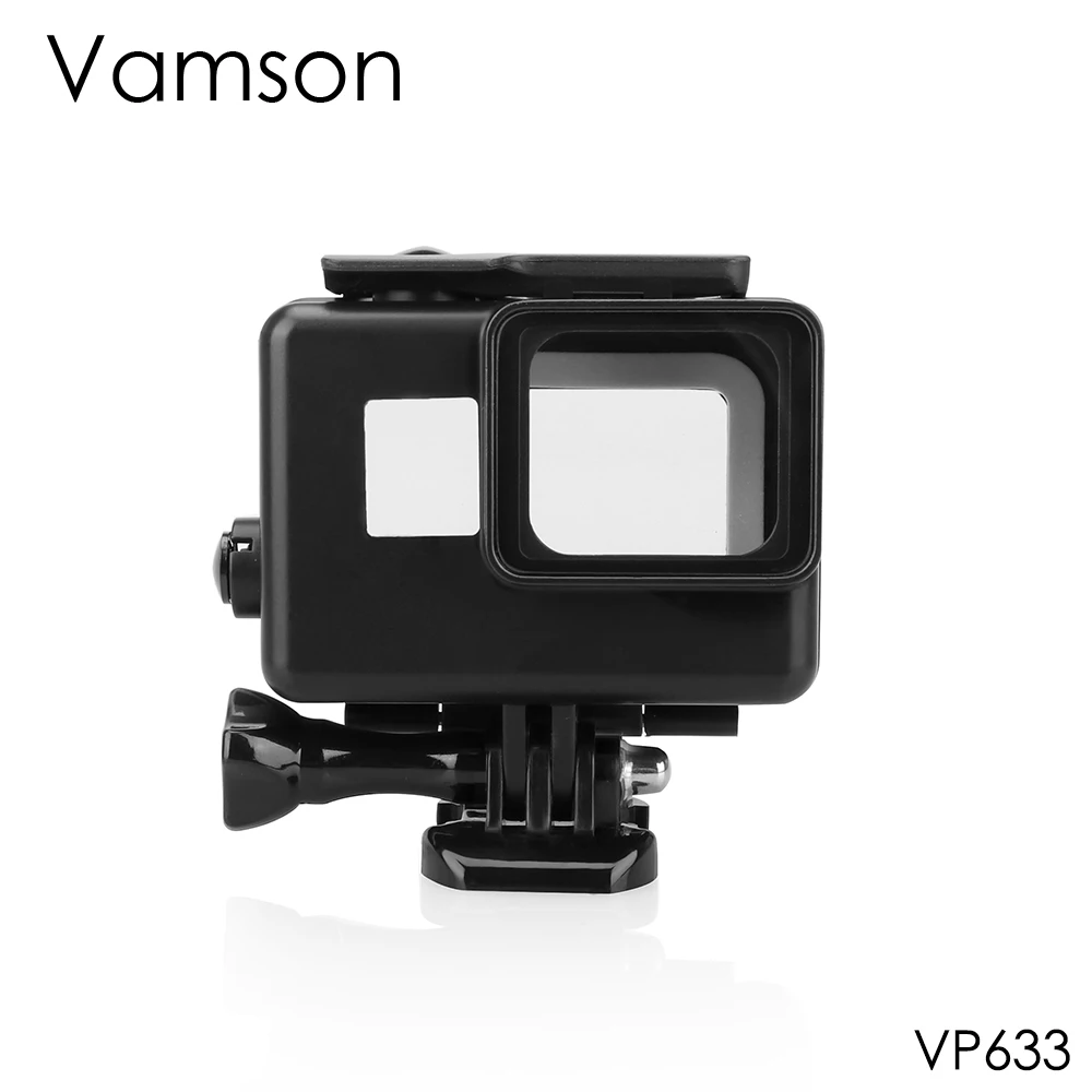 

Vamson Accessories for GoPro Hero 6 5 Diving Shell 60M Underwater Waterproof Protective Case Housing Black Edition Camera VP633