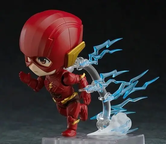 

Anime DC Justice League Flash Nendoroid 917 Cute Kawaii Super Hero 10cm Action Figure Toys