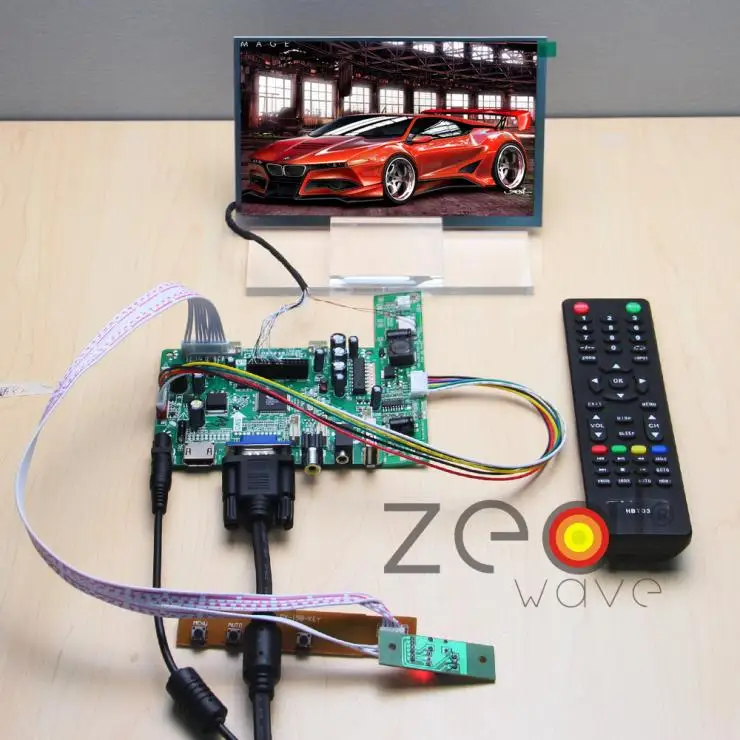 

(HDMI+VGA+CVBS+AUDIO+USB) Controller Board+7" 7Inch TFT 1024*600 IPS Original LMS700JF04 LCD Display