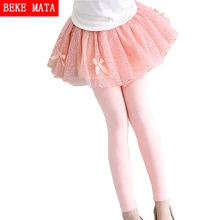 Демисезонный Коллекция года, новые леггинсы для девочек Юбка для девочек-Брюки для девочек Малыш Брюки для девочек модная многослойная юбка Детские леггинсы Мотобрюки Леггинсы для женщин Брюки для девочек