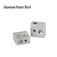 3 pcs Anet A6 A8 e16 e10 e12 bloco aquecedor de Alumínio + Silicone Isolamento Meias M6 20*20 hotend * 10 para mk8 MK7 3D Peças Da Impressora(China)