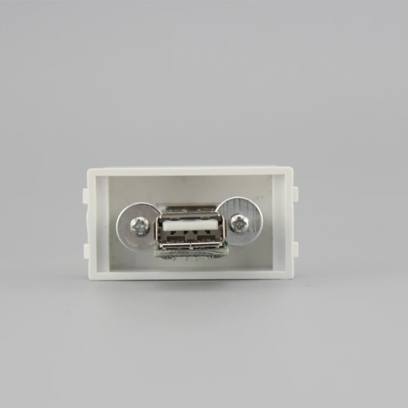 Разъем гнездо USB 2 0 разъем 23x36 мм подходит для пустых панелей настенных розеток|plug