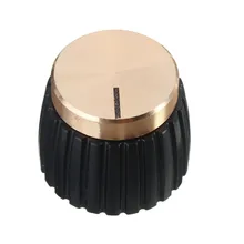 Amplificador de guitarra AMP perillas negro w/oro Push-on Knob encaja Marshall Control de velocidad perillas para acústica gota guitarra