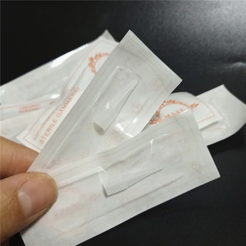 Bico para Maquiagem Centímetros Pequenas Dicas Tatuagem Sobrancelha Agulhas Tampas Permanente Lábio Gigante Sol Máquina 500 Pcs 1rl 0.35