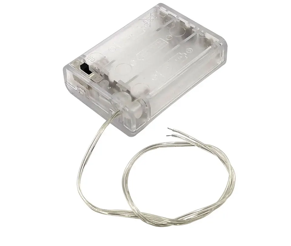 AA battery box 3v 4.5v battery box for led light string (10)