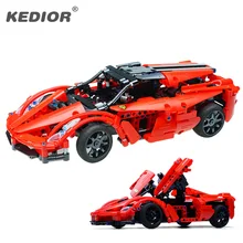 Радиоуправляемая модель автомобиля строительный блок высокоскоростной радио Машинки с дистанционным управлением машина 3D, игрушечные строительные кирпичики, игрушечные машинки, с Батарея