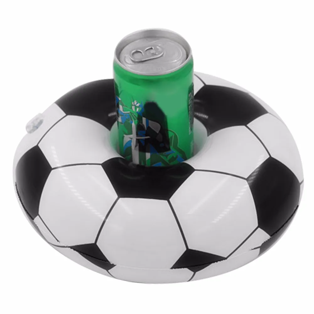 

Float Cup Mat Football Coaster Water Stand PVC Cup Mat Swimming Pool Drink Holder Floating Inflatable Toy Holder Playing Tool