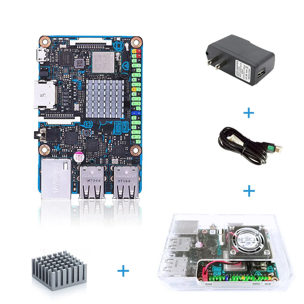ASUS SBC Tinker board S RK3288 SoC 1 8 ГГц четырехъядерный процессор 600 МГц Mali T764 GPU 2 Гб LPDDR3 и 16 eMMC