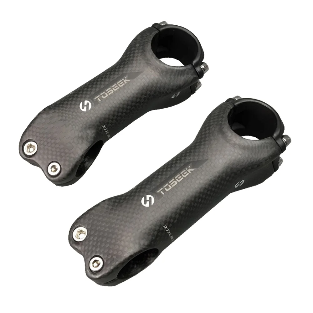 toseek carbon fibre 3K Matte Mountain Road bicycle stem bike parts 6/