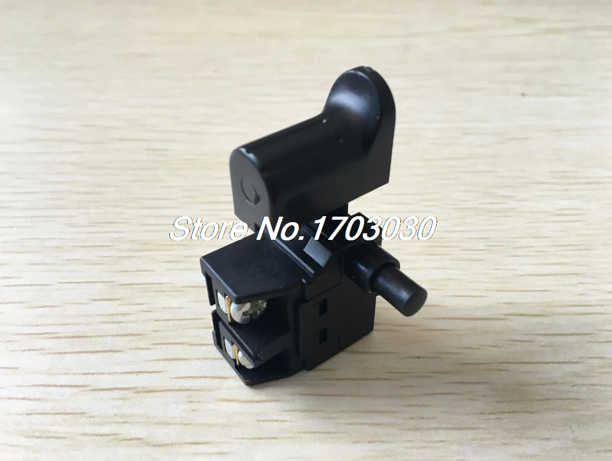1PCS Drill Trigger Switch Power Tool DPST NO with Push-Lock Button 10A AC 220V
