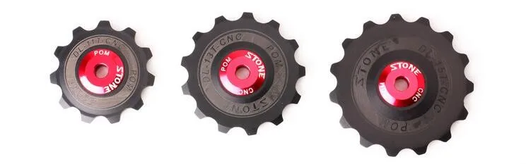 الحجر 10/11/13/15/17 T محمل الدراجة الجوف الراتنج عجلة شدادة الخلفية Derailleur الطريق MTB الدراجة محامل دليل قطع القاطرة