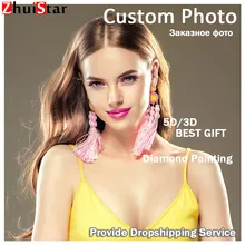 Алмазная живопись 5D «сделай сам»! Женские туфли-лодочки! Фото на заказ! Сделайте свой собственный Алмазная картина полная Алмазная вышивка