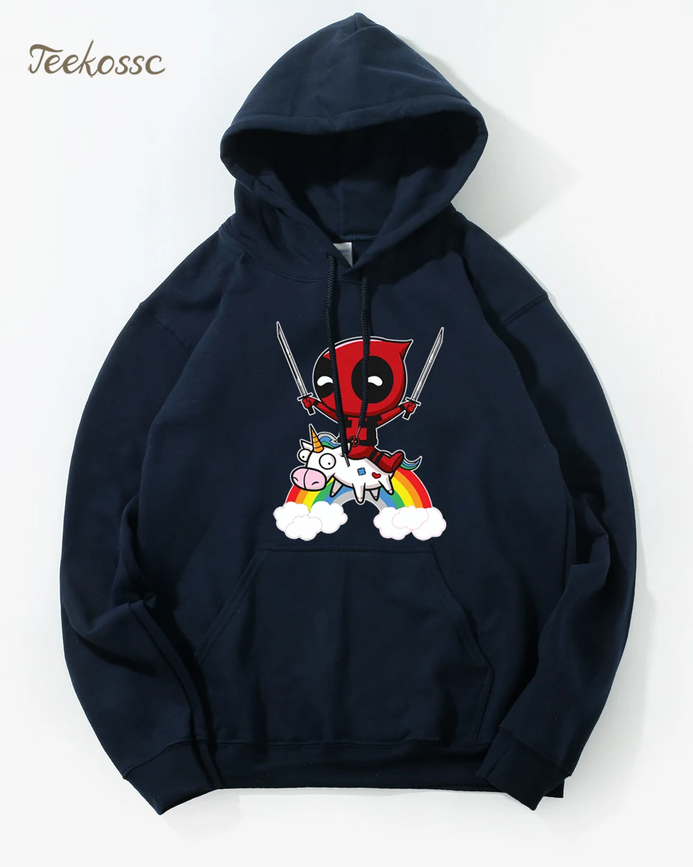 

Deadpool Hoodie Men Super Hero Funny Hoodies Mens 2018 Winter Autumn Deal Pool Hooded Sweatshirt Black Loose Fit Hoody