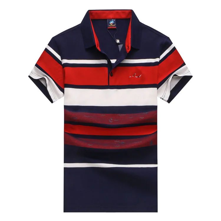 

TACE&SHARK T shirt men 2018 new style summer commerce comfort striped color excellent fabric geometry M-3XL size free shipping