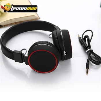 

LemonMan Folding Stereo auriculares Hi-Fi Earphones For PC iPhone Samsung Xiaomi Sports headset with Microphone cable control