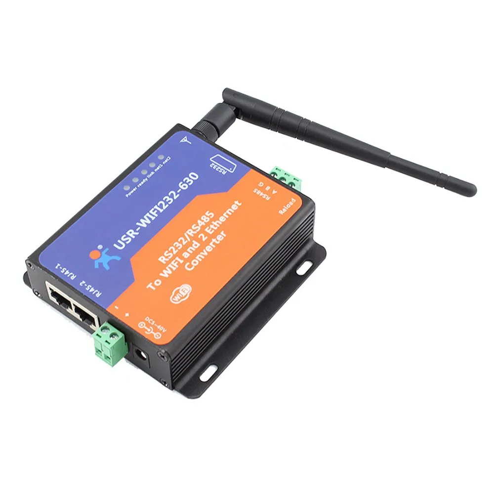 USR WIFI 232 630 серия Rs Rs485 к и Ethernet серверный конвертер 2 порта TCP/IP Q13433|rs 232|rs wifirs ethernet |