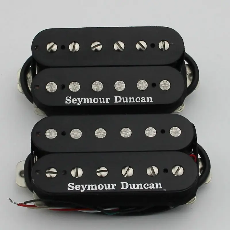 Черный хамбакер с шеей и мостом SEYMOUR DUNCAN